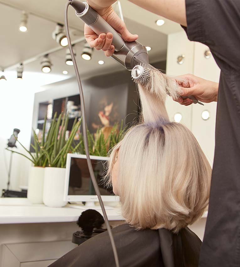 Professional hair coloring at Lia's Salon in North Hollywood